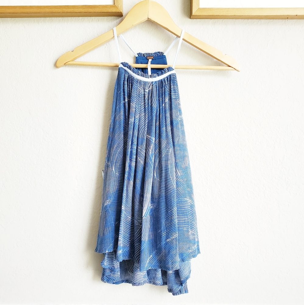 Free People Side Tie Halter Top - Size XS